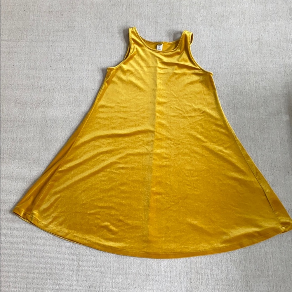 Gold dress
